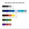 tank top color chart - Laufey Store